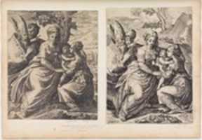 Free download Madonna and Child [Madonna and Child with St. Catherine, St. Joseph and A Bishop] free photo or picture to be edited with GIMP online image editor